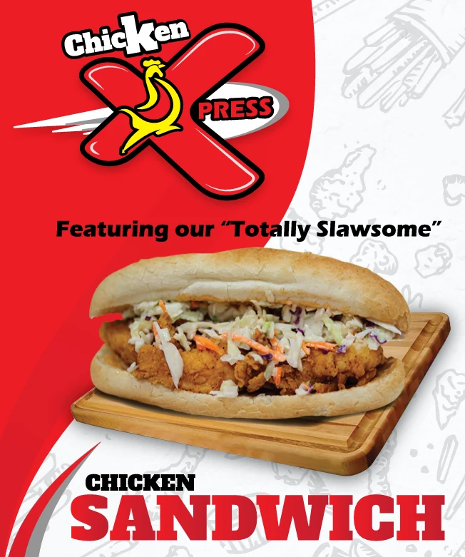 Totally Slawsome Chicken Sandwich flyer