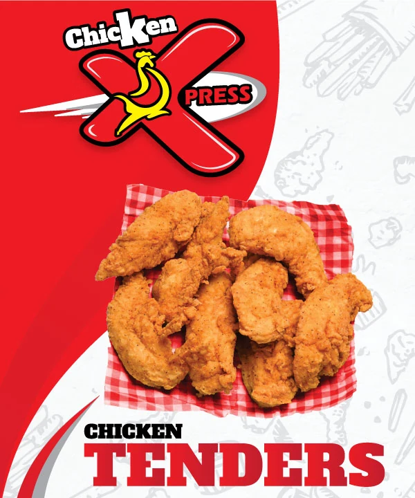 Chicken tenders flyer